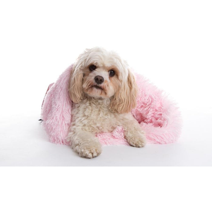 In Vogue Blanket Pooch Pod Baby Pink Luxury Dog Bed