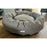 Pet Prestige UK Beds 85cm Diameter Pet Prestige - Luxury Porto Grey Donut Dog Bed