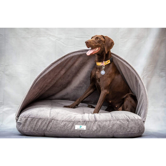 Pet Prestige UK Beds The Hideaway Cushion - Luxury Hooded Dog Bed