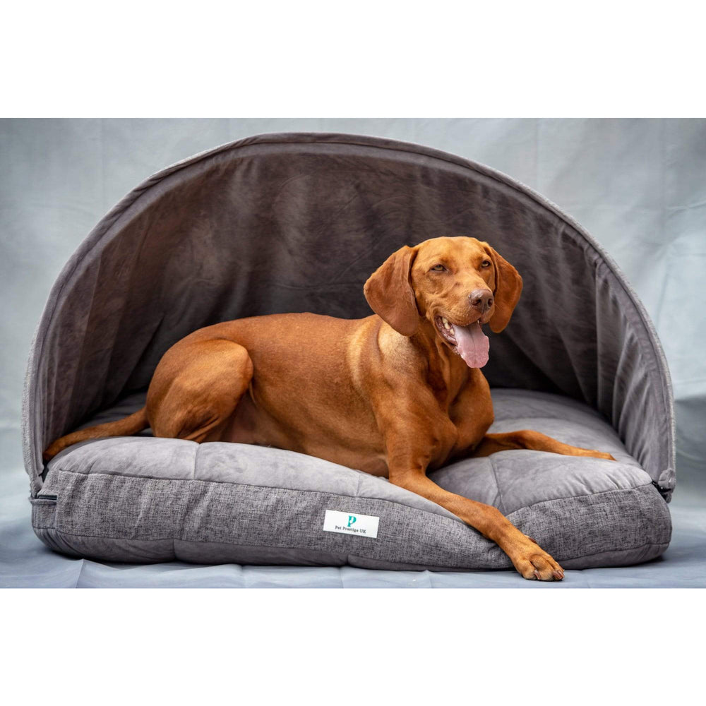 Pet Prestige UK Beds The Hideaway Cushion - Luxury Hooded Dog Bed