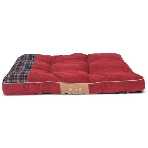 Scruffs® Beds 100 x 70 x 8cm / Red Scruffs® Highland Mattress - Pet Bed