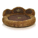 Scruffs® Beds 130 x 130 x 50cm / Brown Scruffs® Grizzly Bear Dog Bed