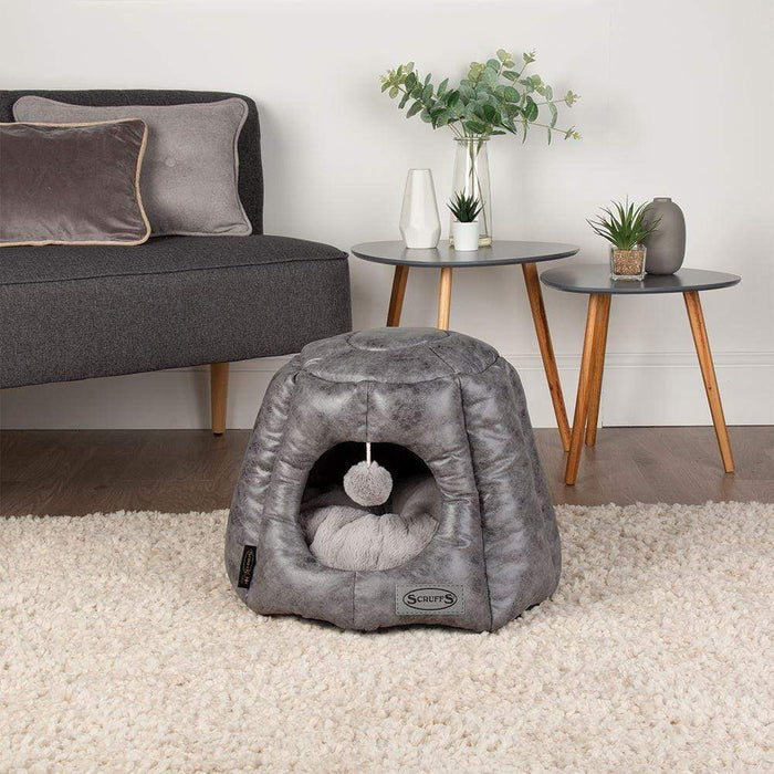 Scruffs® Beds 48 x 48 x 38cm Knightsbridge Cat Bed - Grey