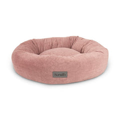The Oslo Luxury Round Dog Bed - Blush Pink
