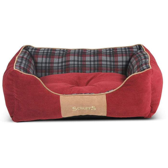 Scruffs® Beds 60 x 50cm / Red Scruffs® Highland Box Pet Bed