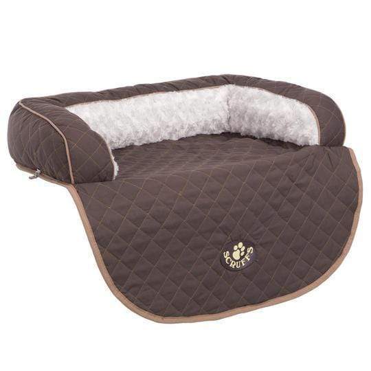 Scruffs® Beds 65 x 70 x 12cm / Brown Scruffs® Wilton Sofa Pet Bed