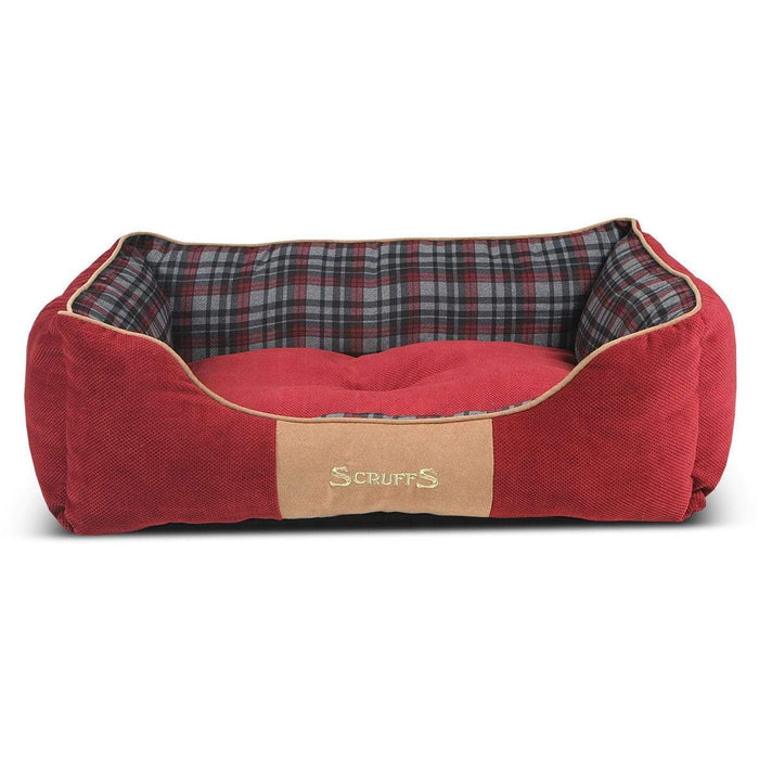 Scruffs® Beds 75 x 60cm / Red Scruffs® Highland Box Pet Bed