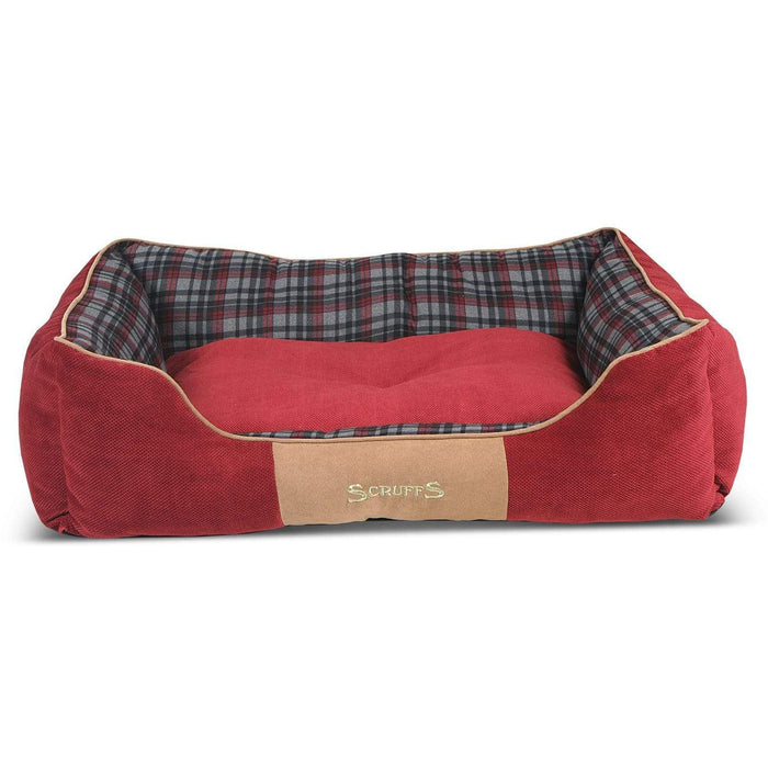 Scruffs® Beds 90 x 70cm / Red Scruffs® Highland Box Pet Bed