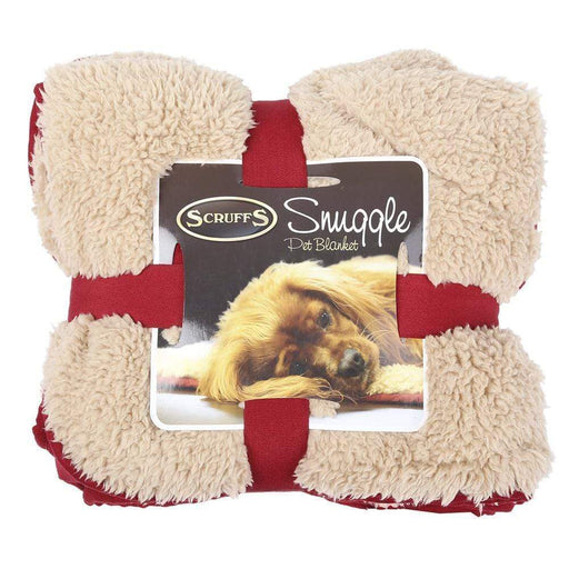 Scruffs® Blanket 110 x 75cm / Burgundy Scruffs® Snuggle Pet Blanket
