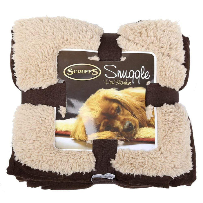Scruffs® Blanket 110 x 75cm / Chocolate Scruffs® Snuggle Pet Blanket