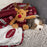 Scruffs® Blanket 111 x 72.5cm Scruffs Santa Paws Dog Blanket & Reindeer Toy Gift Set - Burgundy
